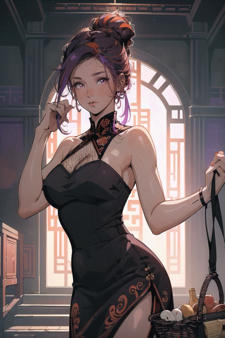 01226-2154969655-(masterpiece, best_quality, ultra-detailed, immaculate_1.3), epic, illustration, welcoming, 1girl, witch, matte purple hair, hai.png